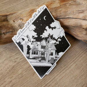 Swan House Sticker