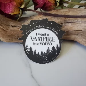 Vampire in a Volvo Sticker